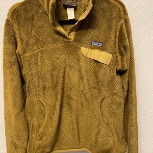 Patagonia Re-Tool Snap-T Brown Fleece Pullover